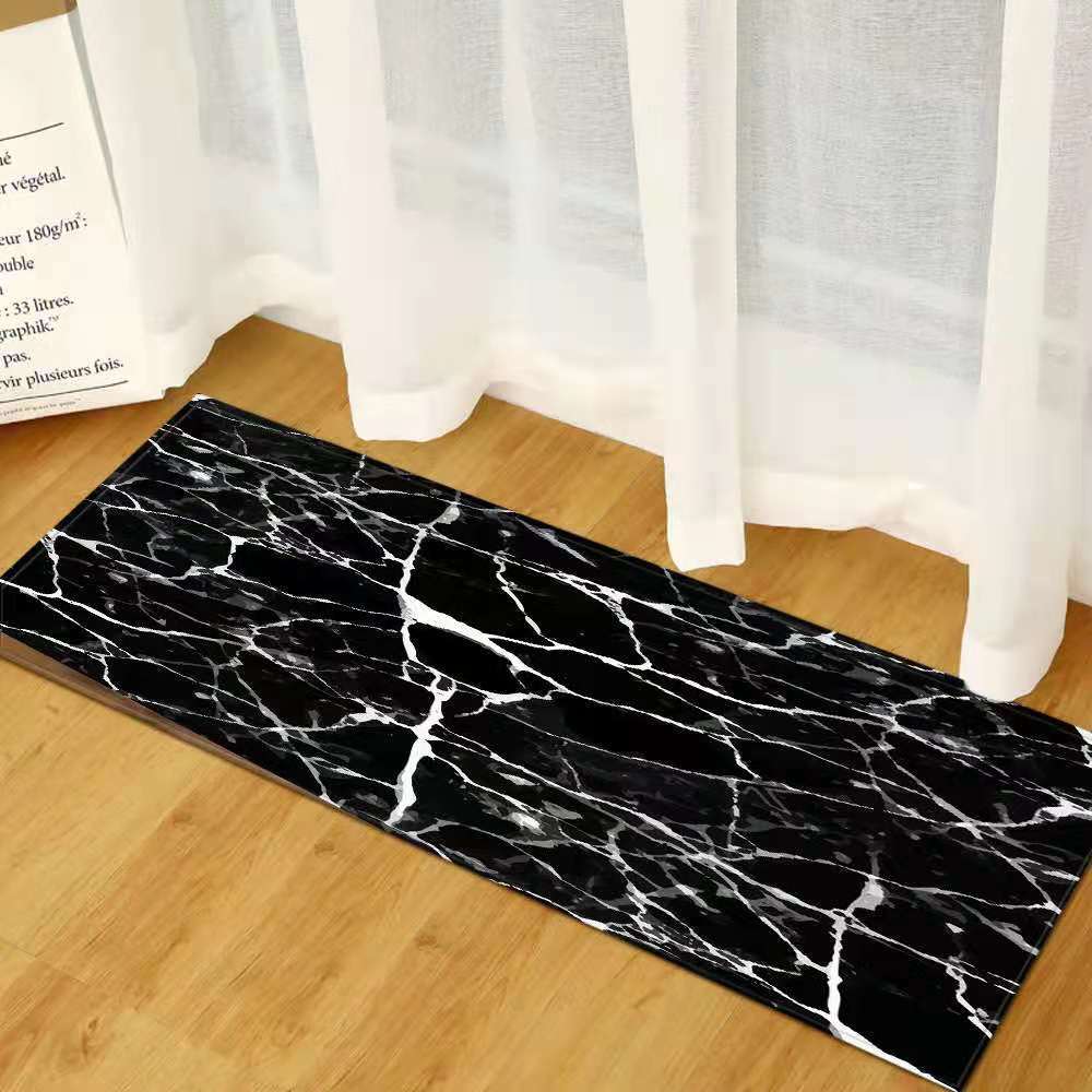 Marble Non-Slip Mat Foot Carpet Strip Floor Mat Stone Pattern Theme Door Mat Cross-Border Supply Wish Amazon EBay