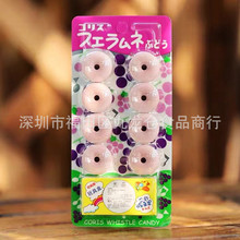 批发 日本进口Coris可利斯葡萄味口哨糖水果味儿童玩具小零食22g