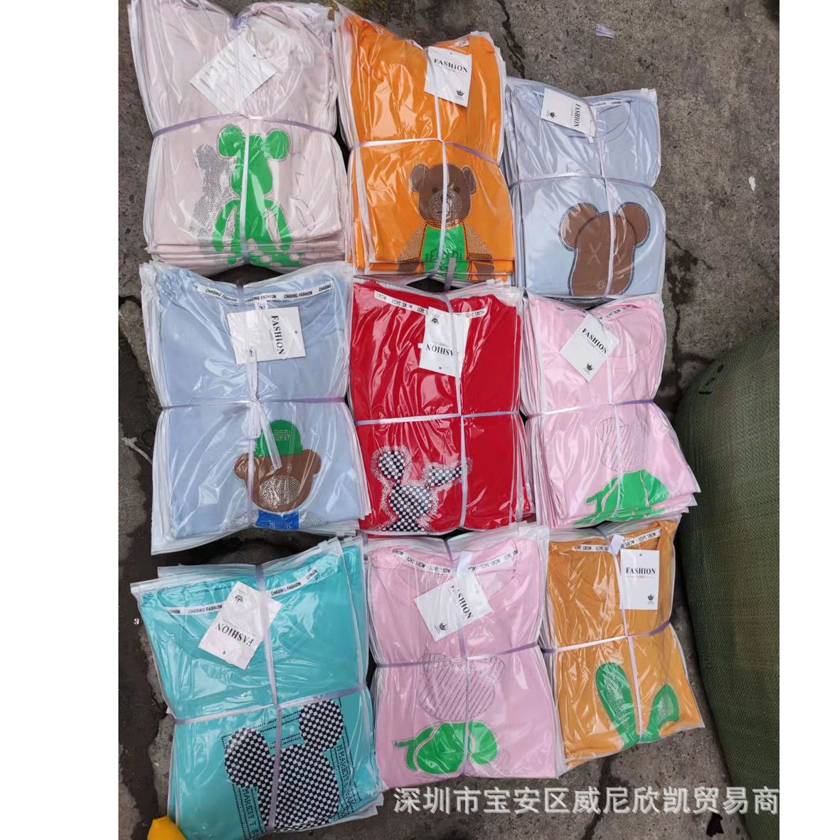 厂家外贸尾货2元韩版女装大码宽版中袖女上衣女t恤库存地摊批发