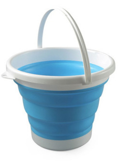 Portable Collapsible Bucket Wholesale Silicone Plastic Car Bucket Outdoor Fishing Travel Household Multi-Function Bucket