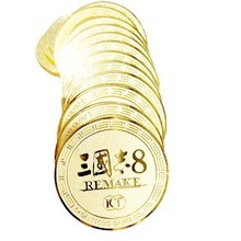 三国志游戏纪念币定 制周年庆典纪念币纯金银纪念币厂家直供