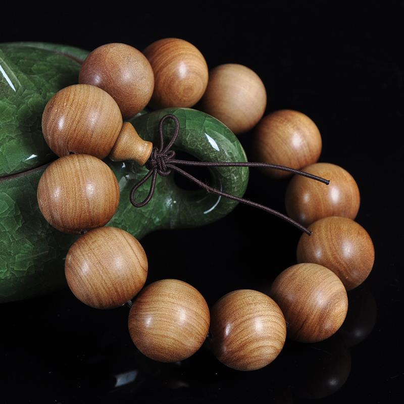 至善工艺 老山檀香木手串非沉水印度老山檀文玩佛珠手链念珠男女