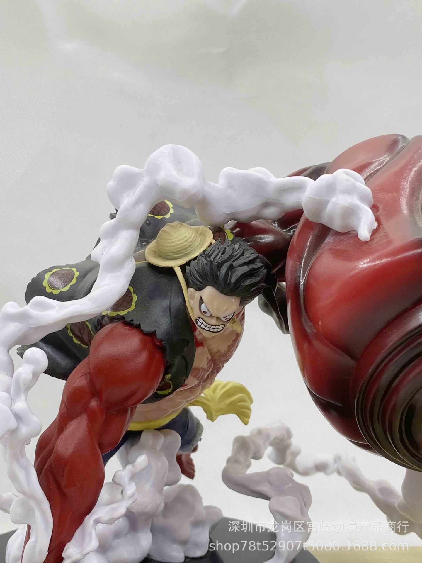 海贼王手办和之国四档路飞大猿王枪大拳头路飞手办gk模型摆件批发