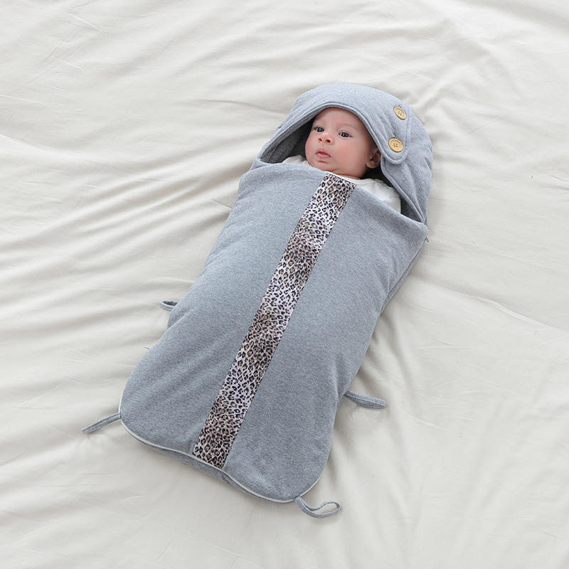 婴儿睡袋襁褓春秋冬款恒温宝宝四季通用加厚初新生儿童防踢被纯棉
