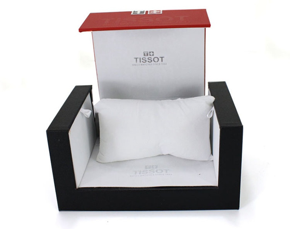 定制原装tissot天梭礼品盒子专柜正品收纳礼盒包装单只纸质手表盒