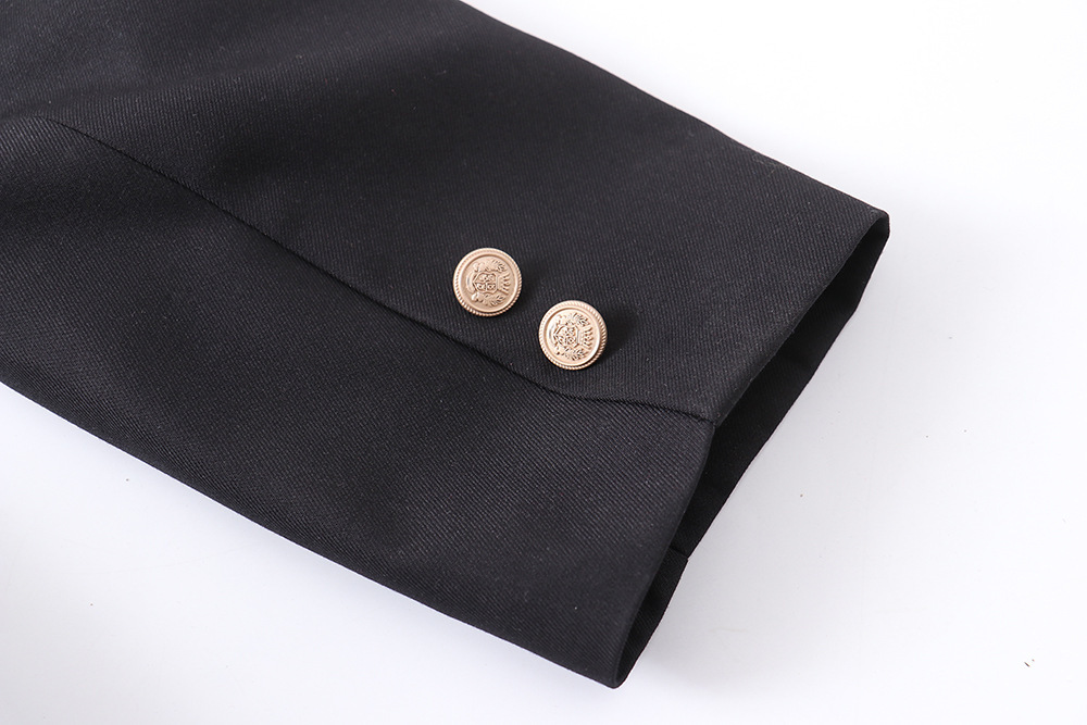 日系校园学院风jk/dk制服池の太黑小西装徽章西服男女款学生外套