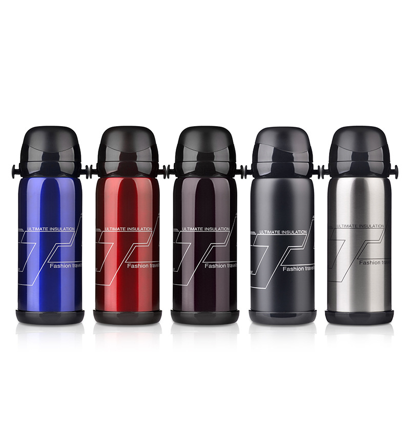 Outdoor Thermos Cup 304 Wholesale Portable Creative Business Gift Large Capacity Sports Water Cup Stainless Steel Thermos