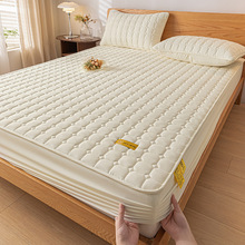 A类大豆纤维夹棉床笠单件席梦思床垫保护罩全包床单套2024年新款
