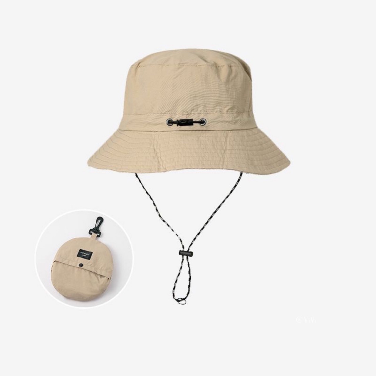 Summer Ultra-Thin Quick-Drying Bucket Hat Men's Storage Bag Bucket Hat Outdoor Fishing Alpine Cap Waterproof Sun-Proof Basin Hat Bucket Hat