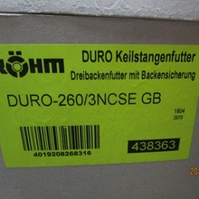 罗姆ROEHM动力卡盘 POWER CHUCK DURO-260/3NCSE GB