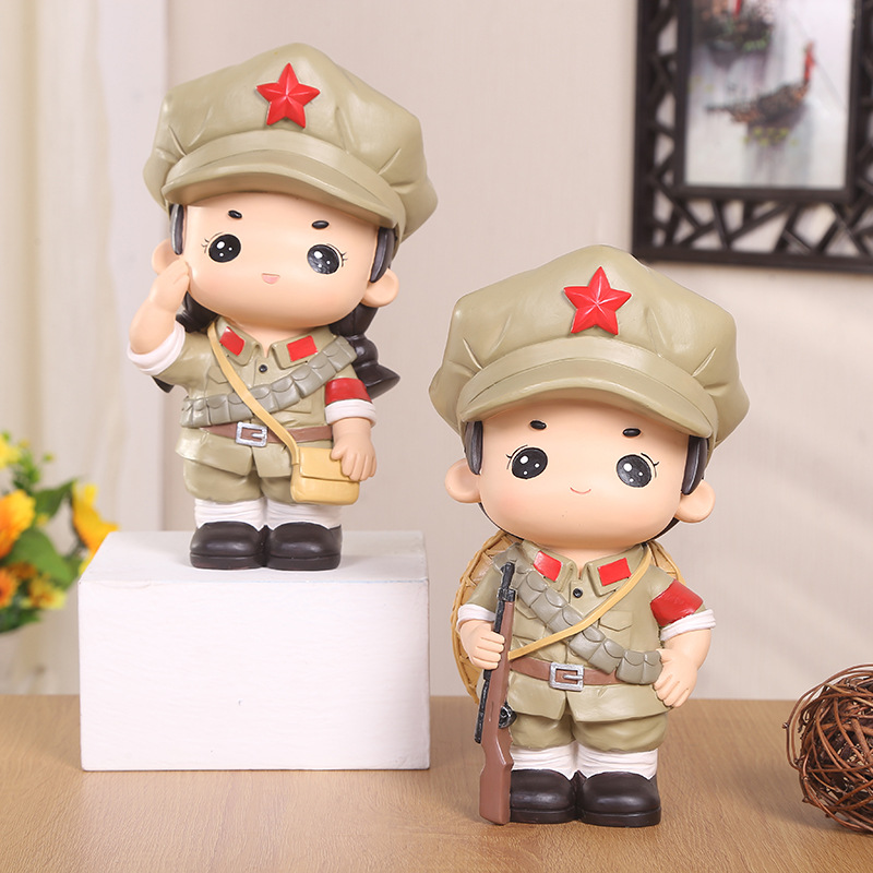 Creative Children's Day Gift Decoration the Most Lovely Soldier Brother Decoration Birthday Gift Veterans Gifts