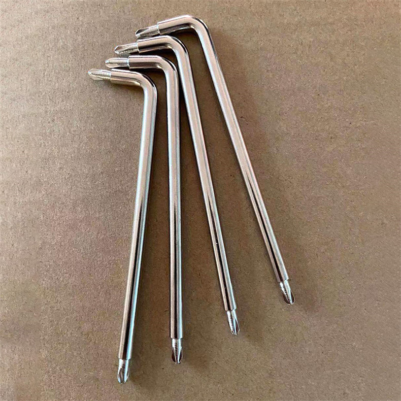 l型双头十字扳手简易五金金属工具小型螺丝刀双头十字扳手定制