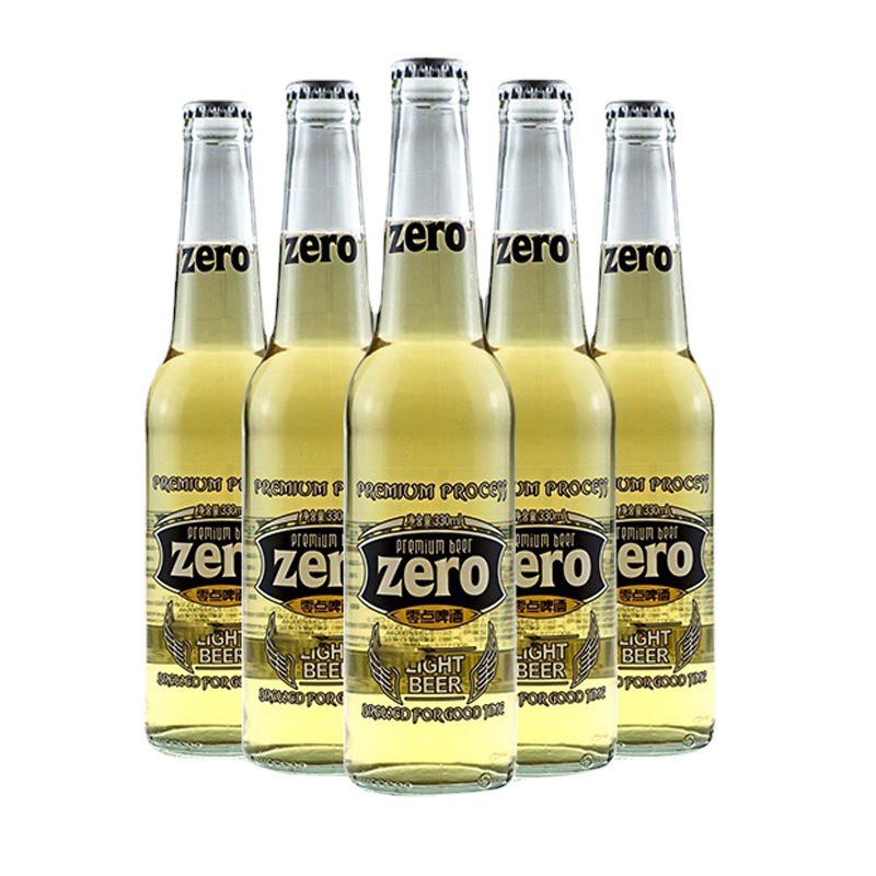 零点啤酒330ml*24瓶 一箱价