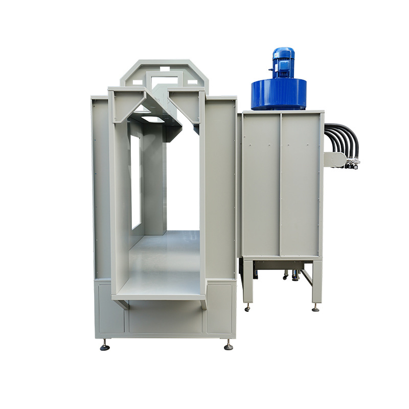 厂家供应通过式喷粉房 涂装流水线喷粉室 双工位滤芯式回收粉房