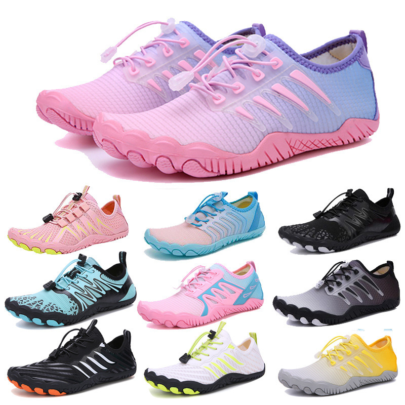 2023 outdoor beach shoes men and women swimming diving wading shoes couple non-slip upstream shoes five finger climbing fitness shoes