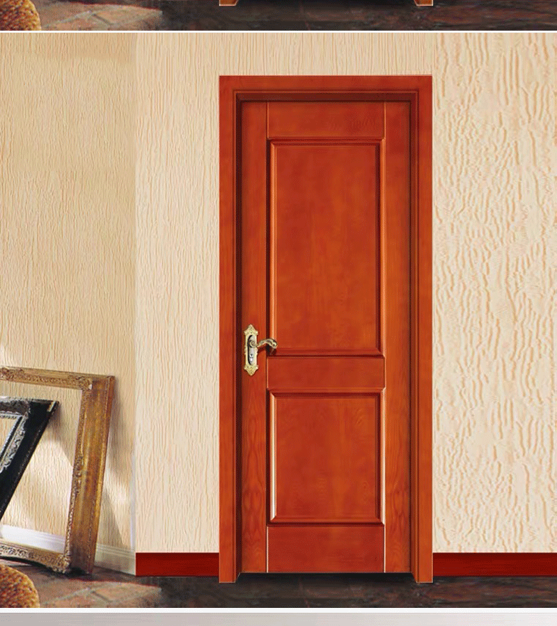 佛山厂家学校卧室房间电解门纯白实木复合烤漆转印门套装门酒店门