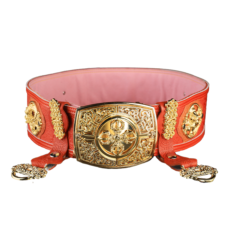 蒙古族服饰男士成人腰带藏族元素皮质带拍摄舞蹈演出束腰装饰品