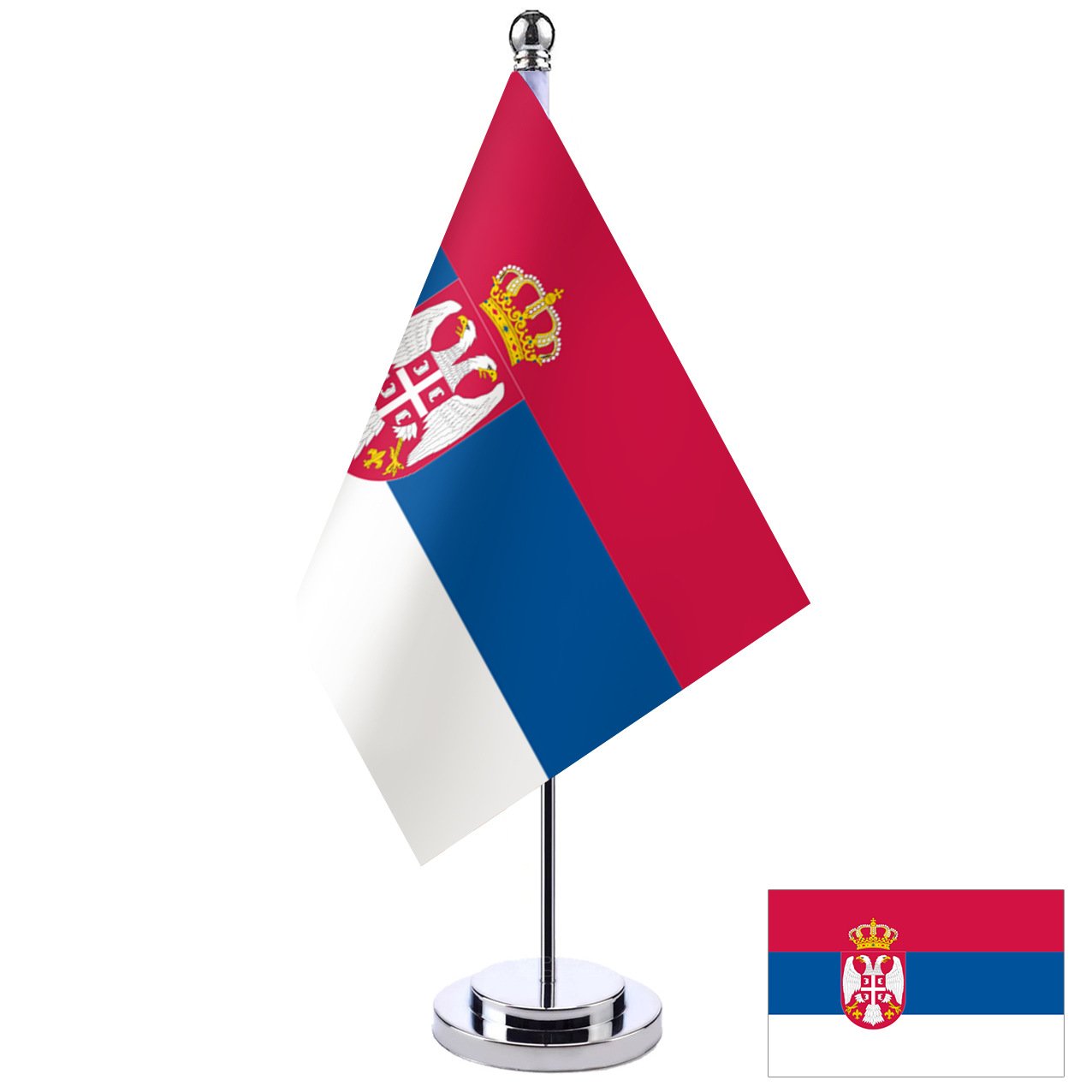 速卖通亚马逊热销 塞尔维亚单杆 桌面国旗 单杆小旗台 桌面-阿里巴巴