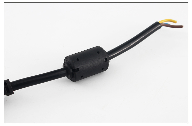 厂家供应 欧规vde认证带磁环电源线 欧标品字尾抗干扰输入电源线