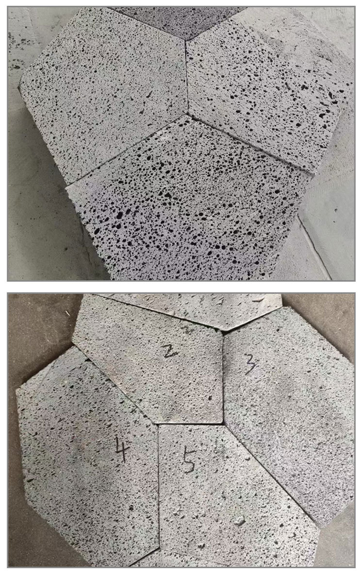 定制火山石板铺地面墙面火山岩板 地面石 火山石