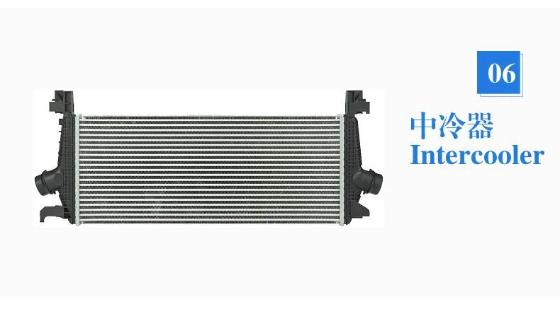 17176W Wholesale Automotive Condenser Car Air Conditioning Condenser Parallel Flow Type High-Efficiency Heat Dissipation Supports Custom Designs