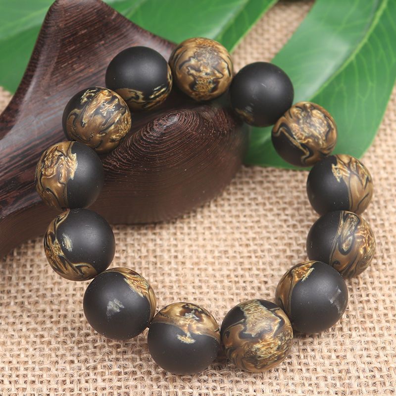 行走香水龙涎香灰琥珀甘甜土质香味圆珠手串男女士民族风佛珠手链