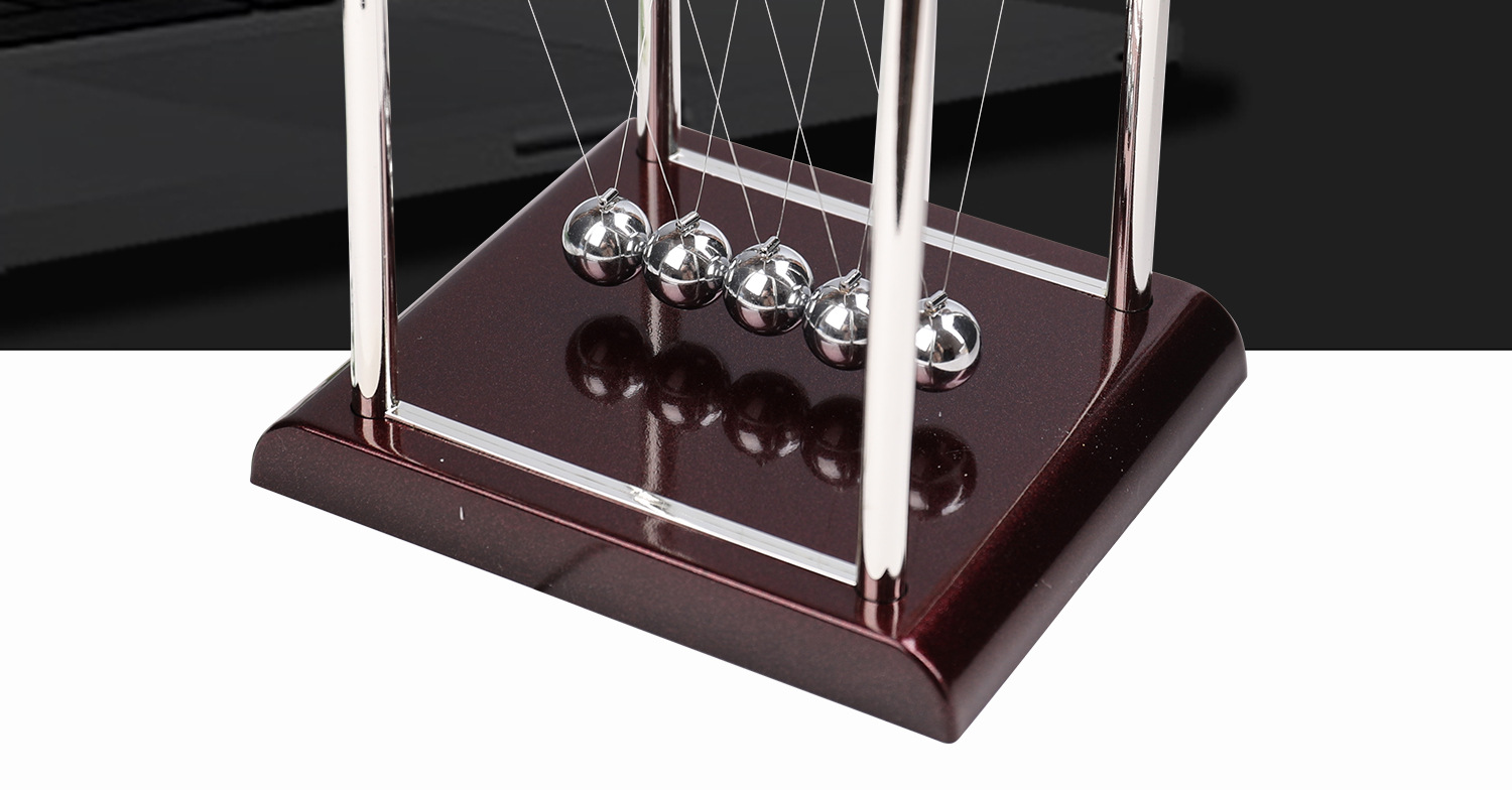 大号能量守恒牛顿摆家居礼物摆设单摆牛顿摆撞球碰碰珠永动球摆件