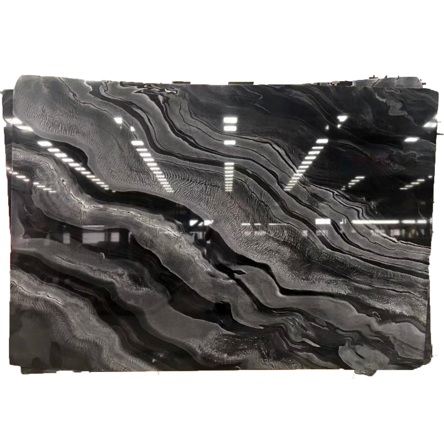 天然大理石特斯拉黑大理石背景墙 特拉斯黑轻奢石材 梦幻银河