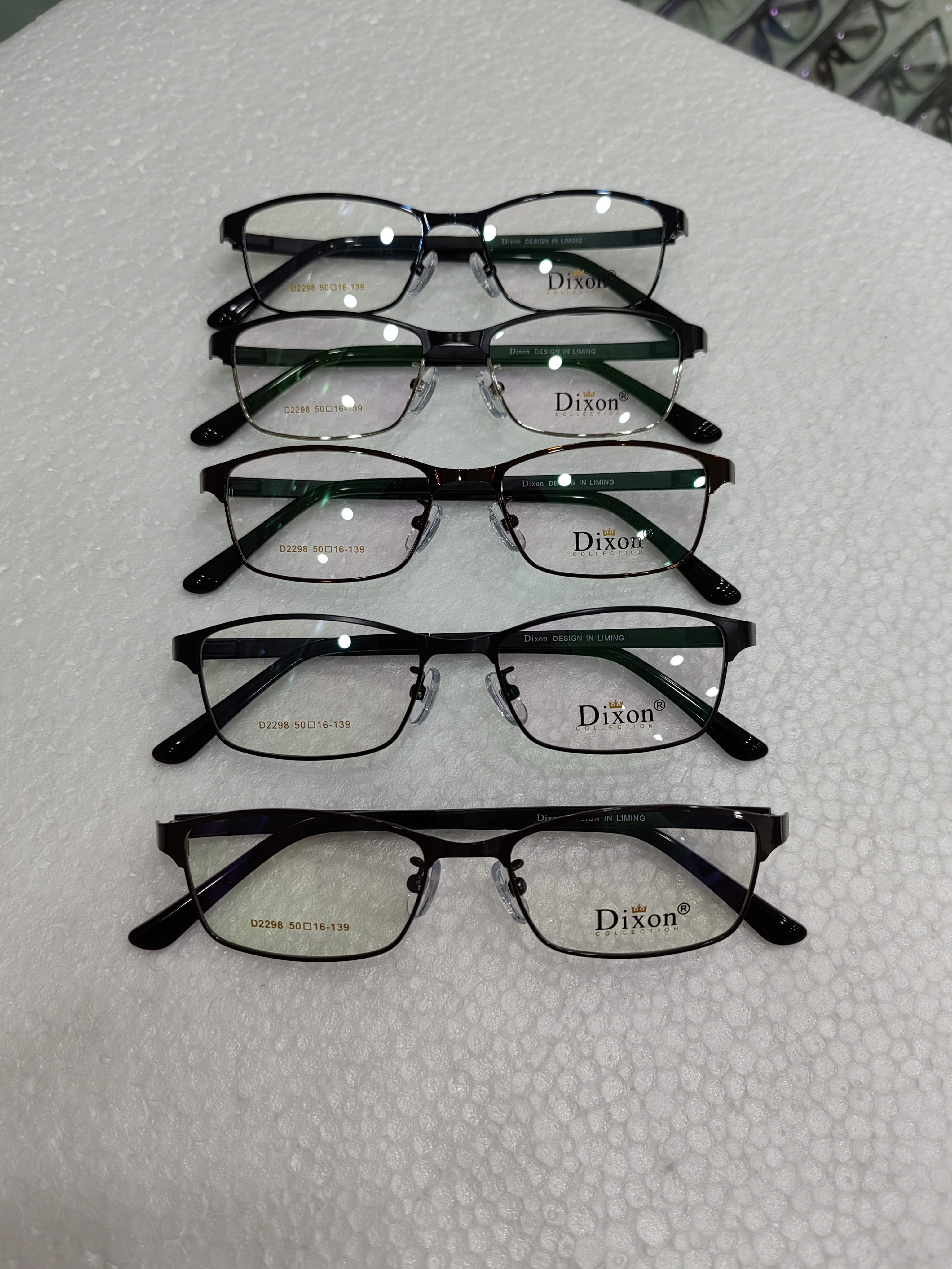 迪克逊23年11月6号新款全框合金镜面加塑钢腿小框型镜架2298-阿里巴巴