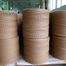纸绳厂现货1毫米2mm3细卷纸绳单股环保工艺纸绳100%牛皮绳可切段