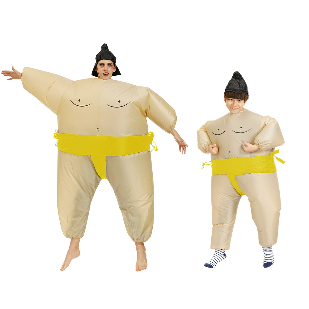 跨境万圣节充气服装日本摔跤手相扑服饰狂欢节日派对舞台表演服装