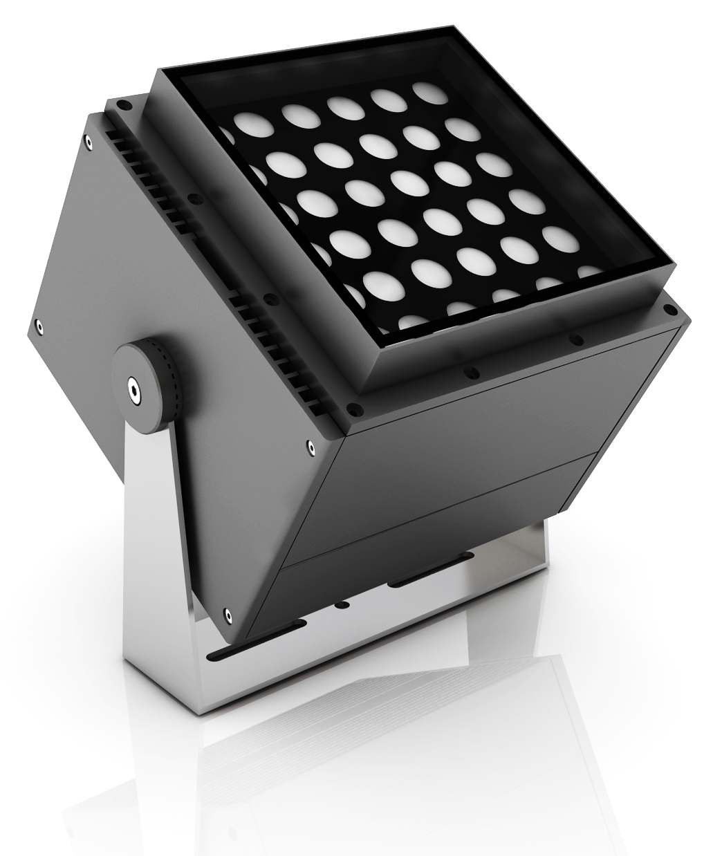 06235led方形投光灯大功率54w72w100w加厚款投射灯dmx512全彩泛光灯