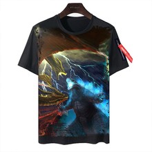 Godzilla T-shirt clothes 哥斯拉 速卖通亚马逊跨境衣服短袖T恤