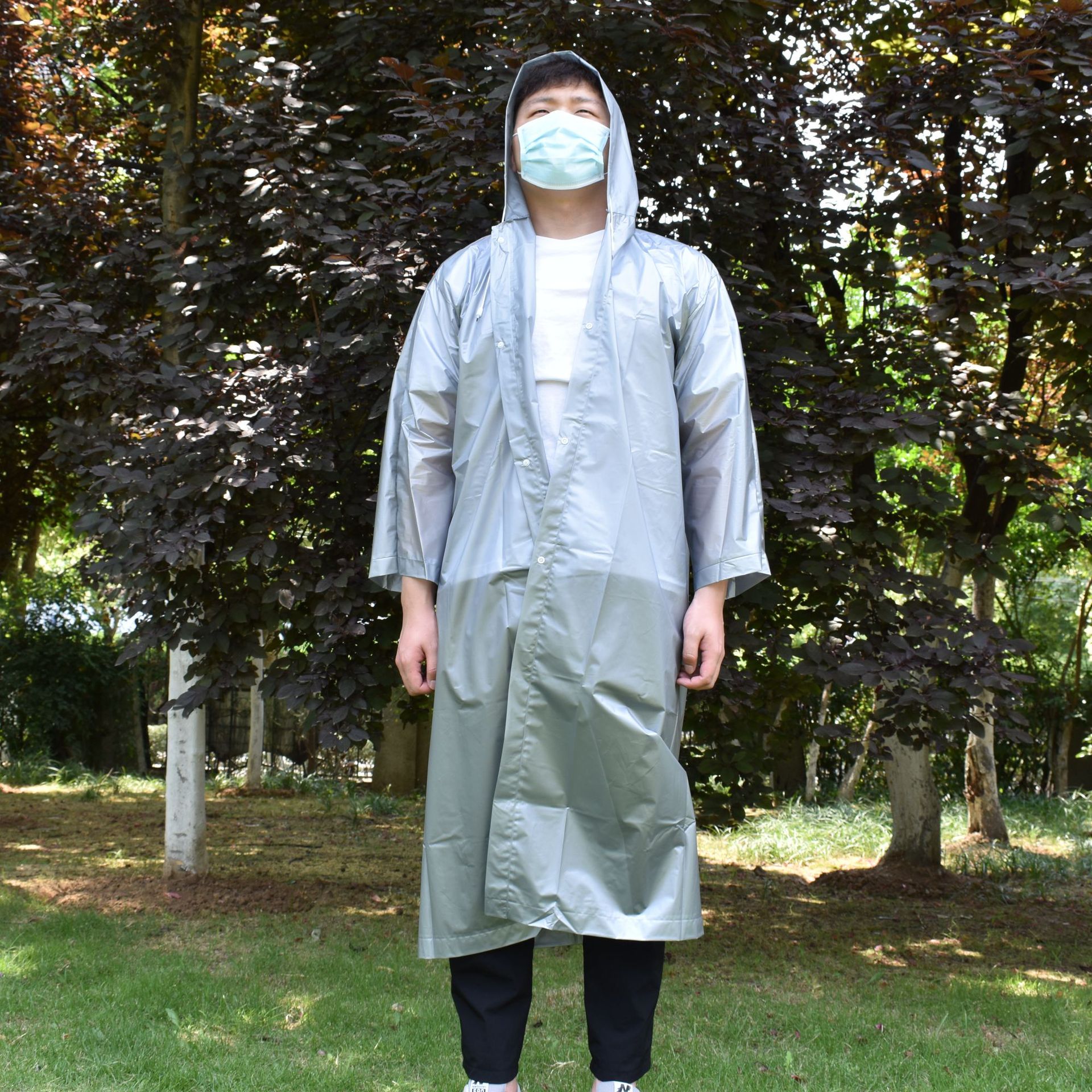 非一次性雨衣时尚轻便雨衣成人peva雨衣男女便携式旅游户外雨衣