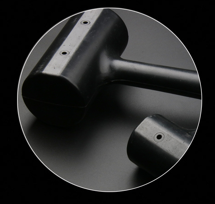 胶锤无弹力 工业用橡胶锤橡皮锤硬胶锤子橡皮锤大号 大塑胶头锤