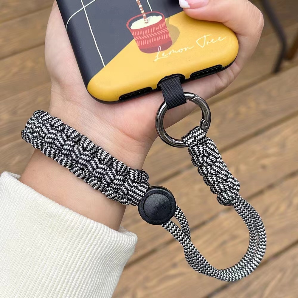 手机挂绳手工编织加宽手腕旅游短款手机链挂件包包相机女高端挂绳