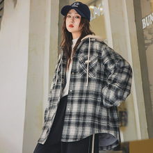 7827中学生假两件小香风外套新款日系大童秋冬装初中生毛呢棒球服