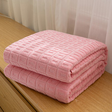 厂家批发欧雅老式纯棉毛巾被全棉提花毛巾毯午睡毯单人双人夏凉被