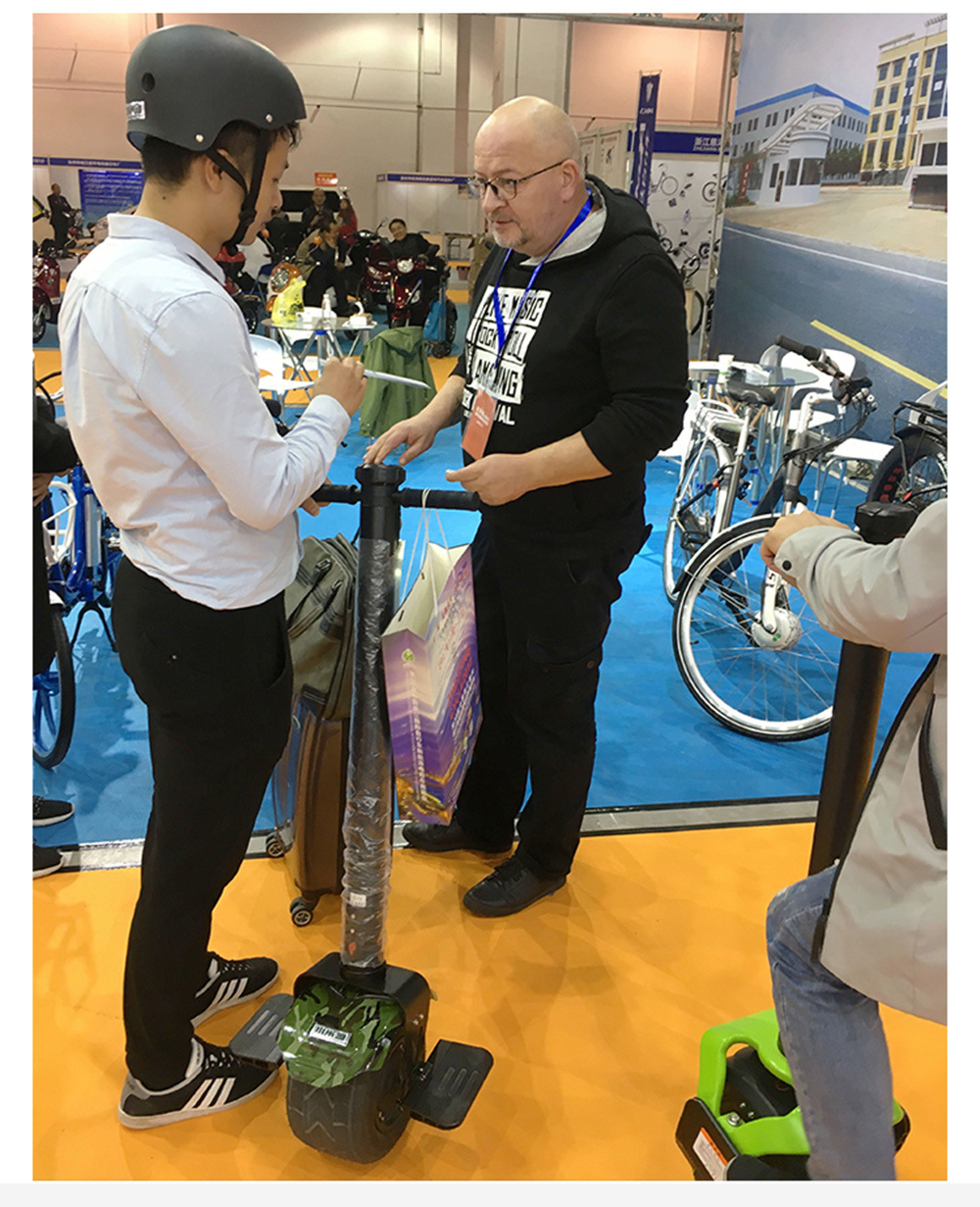 kiwano款电动独轮车宽胎哈雷拉杆手扶越野体感车儿童成人自平衡车