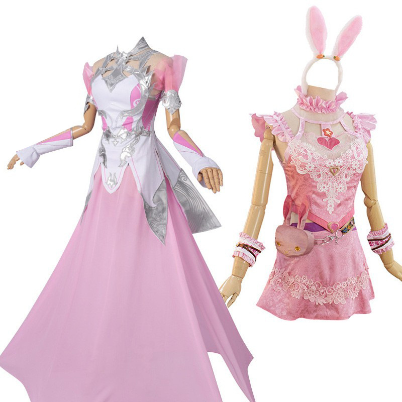 斗罗大陆小舞cosplay成年幼年同款cos服粉色裙子套装现货儿童成人
