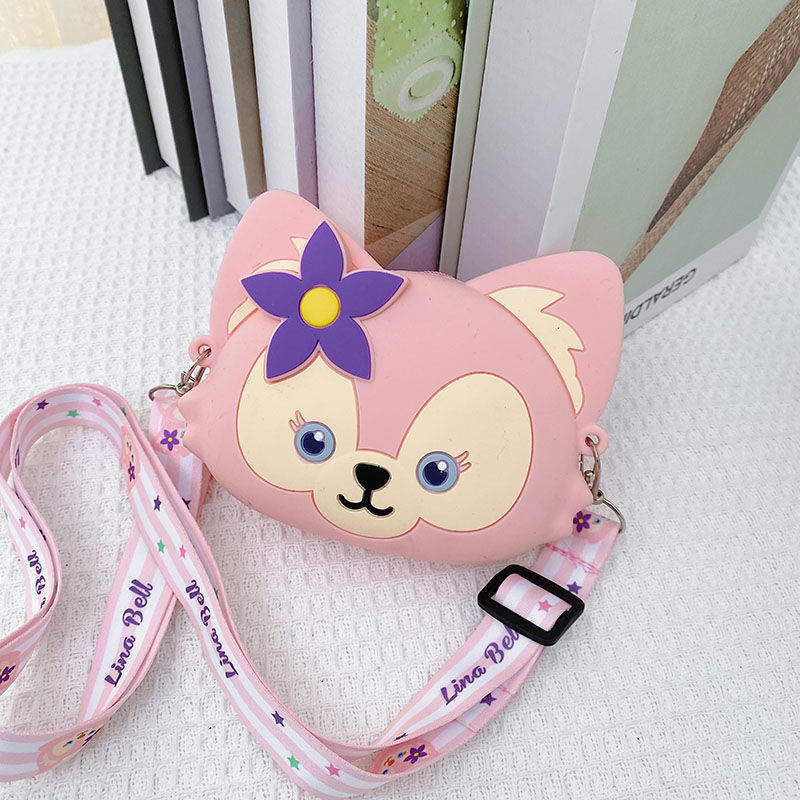 Lingna Beier Children's Bag Female 2021 New Western Style Little Princess Girl Cute Crossbody Bag Little Girl Internet Celebrity