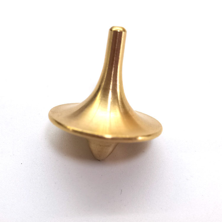 铜工艺指尖陀螺玩具盗梦陀螺解压玩具轻阻力旋风铜工艺小礼品