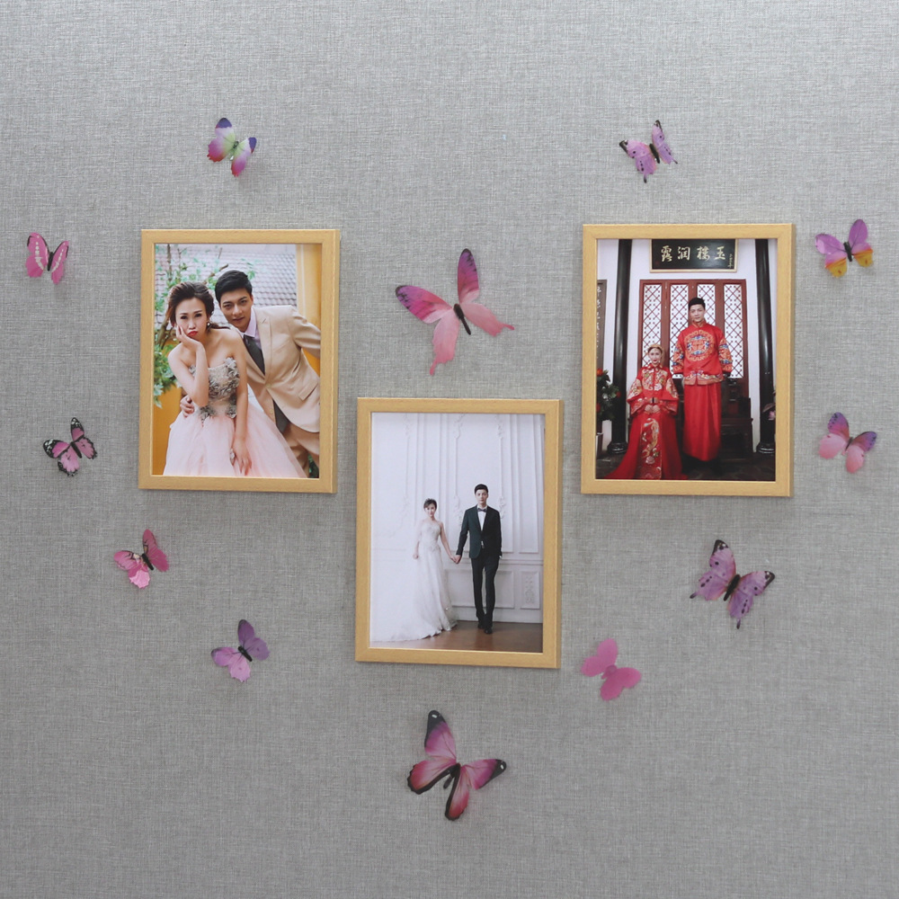 ins照片墙装饰品7寸相框组合免打孔相框挂墙相片墙贴网红房间布置