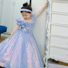 女童礼服轻奢小众高端生日公主裙六一儿童节主持人钢琴演奏蓬蓬裙