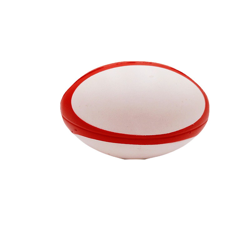 新款 pu发泡实心橄榄球握力球慢回弹解压玩具pu儿童发泄玩具