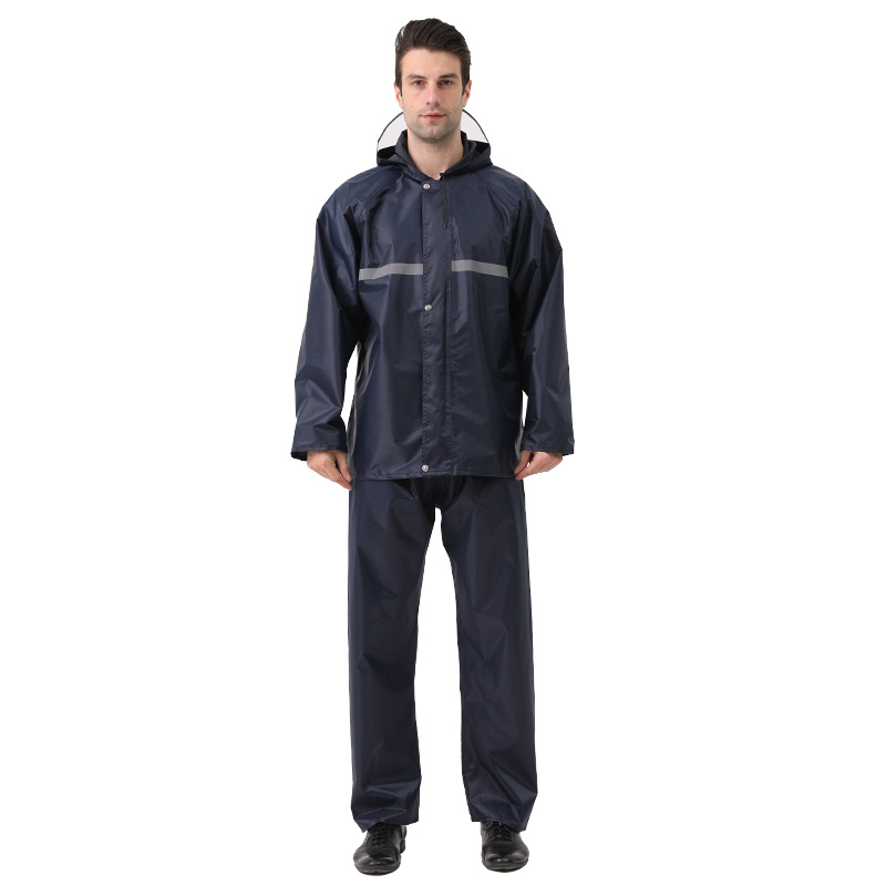 Raincoat Adult Split Hiking Fashion Outdoor Labor Protection Electric Car Motorcycle Raincoat Rain Pants Suit Wholesale