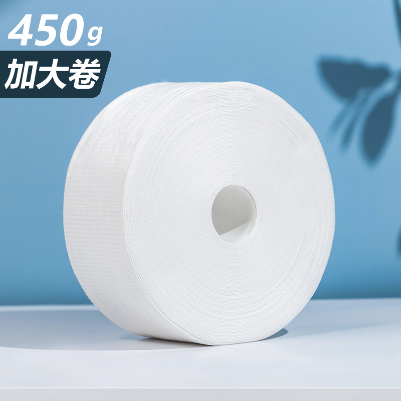 Disposable Face Cloth Large Roll Beauty Salon Special Large Thickened Cleaning Towel Pure Cotton Pearl Pattern Cotton Pads Paper G