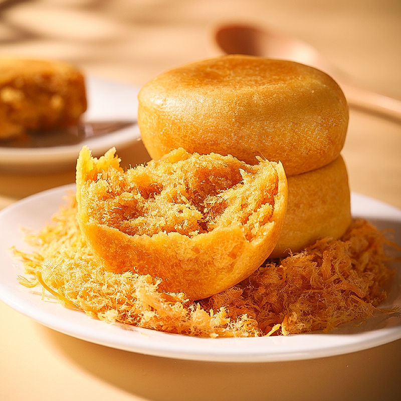 肉松饼批发千丝500g整箱早餐糕点心小吃干面包网红夜宵休闲零食品