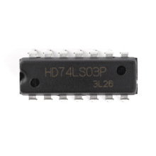 原装正品 直插 HD74LS03P DIP-14 与非门/带开路集电极 逻辑芯片