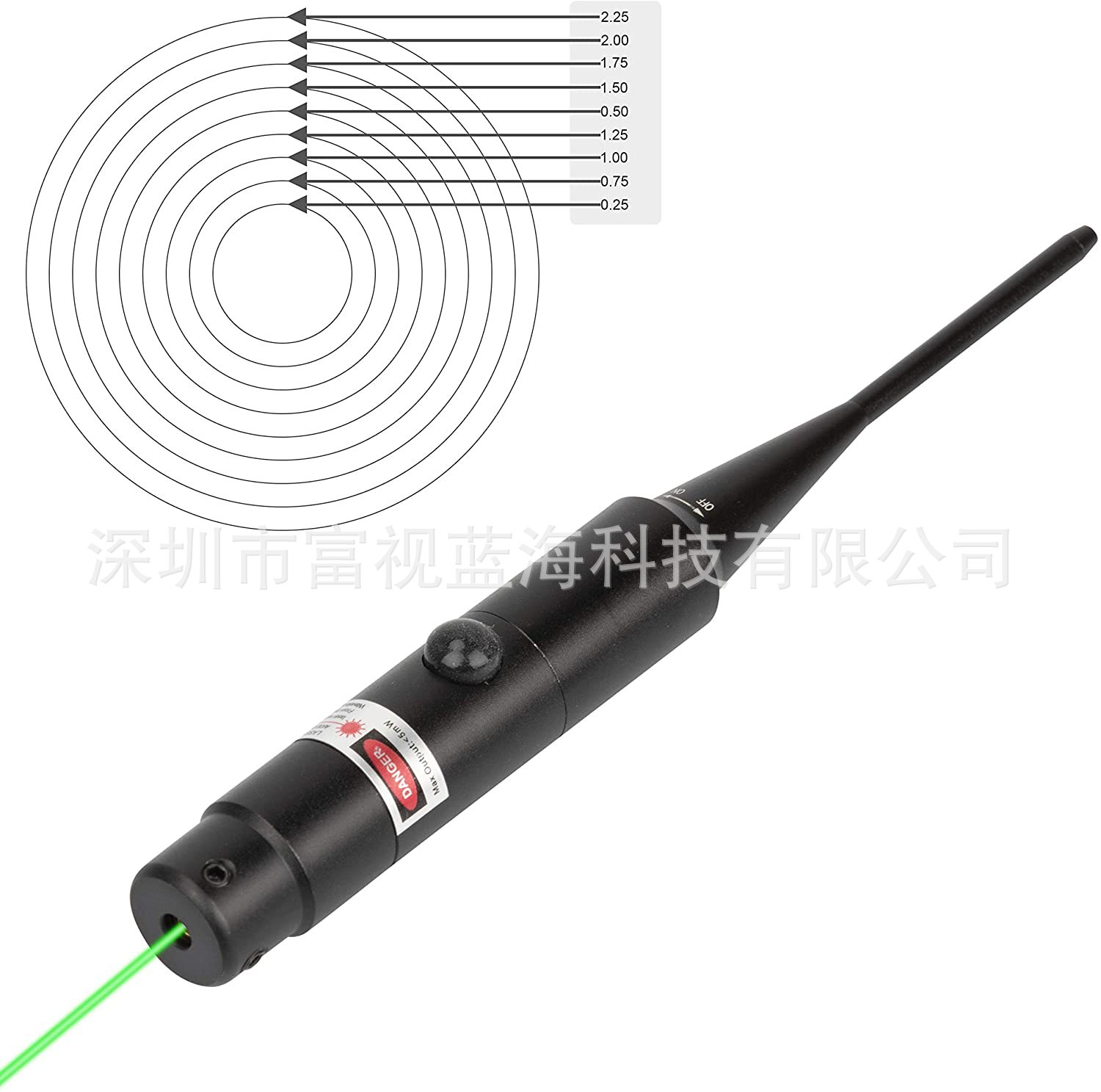 Infrared Red Laser Calibration Instrument Green Laser Calibrator 0.170-12ga Laser Aiming Instrument Telescopic Sight Zeroing Device